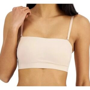 Jenni Intimates Bandeau‎ Woman XLarge Chai Wireless Adjustable Strap Non Show
